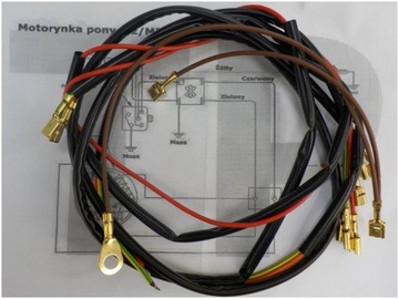 INSTALACJA ELEKTRYCZNA WIĄZKA MOTORYNKA M2 M3 PONY