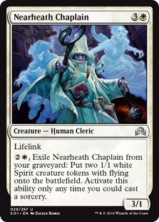 MTG 4x Nearheath Chaplain (Uncommon)