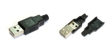 Wtyk USB typ A na kabel