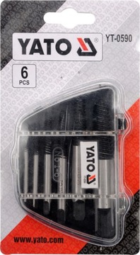 ЭКСТРАКТОРЫ ДЛЯ СЛОМАННЫХ ВИНТОВ 6 ШТ. ЯТО