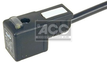 WTYCZKA CEWKI z kablem 1m LED 24VAC/DC LED DIN