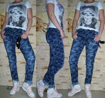 Брюки SPRING TUBE CAMO CAMO сексуальные SLIM FIT L 40