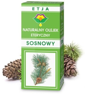 OLEJEK ETERYCZNY SOSNOWY ETJA 100% NATURALNY 10ML ZAPACHOWY SOSNA