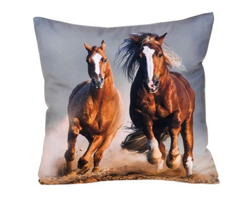 HORSES PILLOW 06 ЖЕРЕБЕЦ наволочка+вставка 40х40