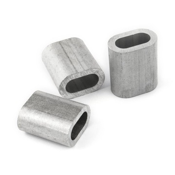 10 x Tuleja tulejka złączka do lin aluminiowa zacisk do lin 12mm