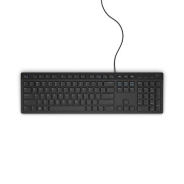 Черная USB-клавиатура Dell KB216-B QuietKey