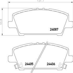 KLOCKI TARCZE TEXTAR PRZÓD HONDA CIVIC VIII