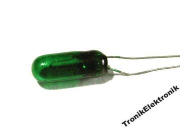 Żarówka 4X10mm 14V 100mA zielona Okazja