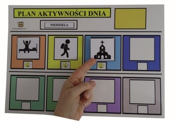 PLAN AKTYWNOŚCI DNIA PIKTOGRAMY AUTYZM