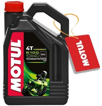 MOTUL 5100 4T 10W40 MA2 4T 4L ESTER + GRATIS