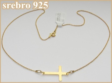 Zlatá retiazka s krížikom striebro 925 CELEBRITA