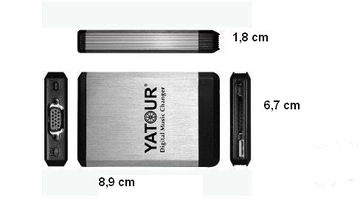 ЭМУЛЯТОР ЦИФРОВОГО MP3-ЧЕЙНДЖЕРА USB VOLVO YATOUR