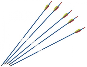 STRZAŁA DO ŁUKU 5szt GROT OSTRY ALUMINIOWA 30''