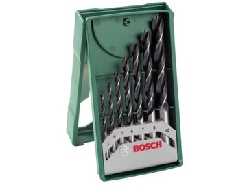 BOSCH 2607019580 zestaw wiertła do drewna 3-10mm 7szt