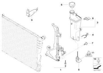 BMW OE 17 11 7 573 781 NÁDRŽ VYROVNÁVACÍ