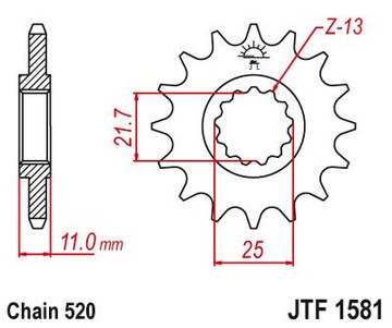 Комплект привода Yamaha YZF-R6 2006-2014 гг. - ZVMX!