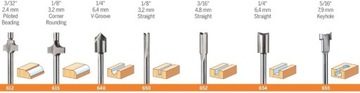 Набор из 7 многофункциональных фрез DREMEL 660.