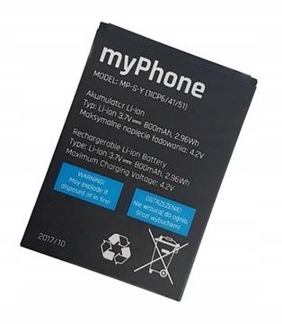 ORYGINALNA Bateria MyPhone 1062 1065 MP-S-Y 800mAh