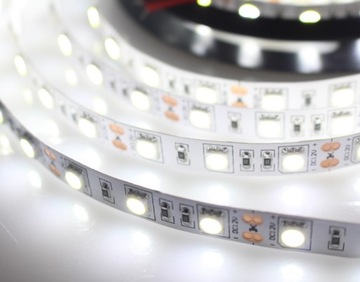 Лента СТРИП 300 LED 5050 SMD 5м ХОЛОДНО-БЕЛАЯ IP20