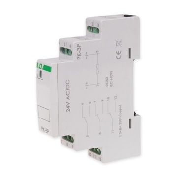 F&F PRZEKAŹNIK ELEKTROMAGNETYCZNY PK-3P 24V