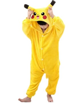 PIŻAMA PIKACHU DZIECIĘCA ZWIERZĘTA KIGURUMI ONESIE