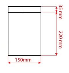 Конверты SAFE А5/К70 белые 50 шт. 150x220