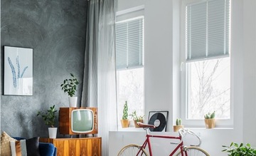 Внутренние горизонтальные алюминиевые жалюзи 25 мм на окно/дверь 70х130 см БЕЛЫЕ