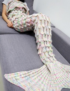 ОДЕЯЛО С ХВОСТОМ РУСАЛКИ ТЕПЛЫЙ СПАЛЬНЫЙ МЕШОК РУСАЛКА ОДЕЯЛО РУСАЛКА