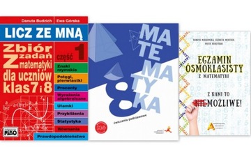 Egzamin Ósmoklasisty+MATEMATYKA 8 + LICZ ZE MNĄ