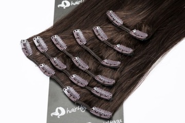 Заколка для волос NATURAL HAIR с накладными волосами OMBRE длиной 50 см.