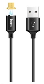 Магнитный кабель Hoco U28 Micro USB черный 1м