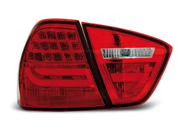 Lampy tył BMW E90 Red White LED BAR diodowe 05-08