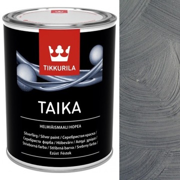 TIKKURILA Taika Pearl FARBA PERŁOWA 0,9L srebro