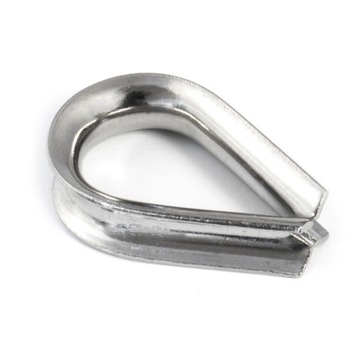 1 x KAUSZA ŁEZKA DO LIN STAL NIERDZEWNA V4 2mm