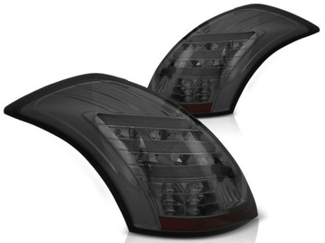Lampy tył SUZUKI SWIFT V 10- LED BLACK Diodowe