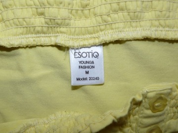 Żółta koszulka do spania Esotiq 38 M