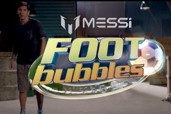 MESSI BAŃKI MYDLANE ZESTAW STARTOWY FOOTBUBBLES