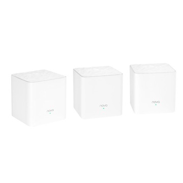 Комплект Wi-Fi Mesh Kit Tenda Nova MW3, 3 шт., 2,4 ГГц, 5 ГГц, AC1200, покрытие 300 м2