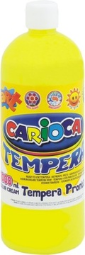 Farba plakatowa tempera CARIOCA 1000 ml żółta