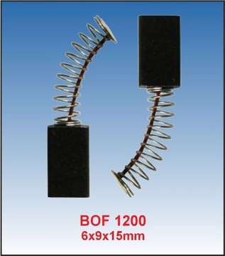 Szczotki węglowe do frezarki BOF 1200 BLAUKRAFT