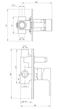 фото ориг. №7, Shower mixer hidden з by switch on