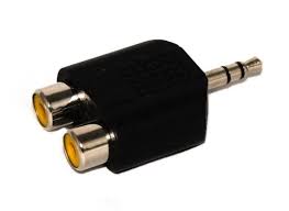 Adapter jack 3,5-2xcinch (RCA)STEREO