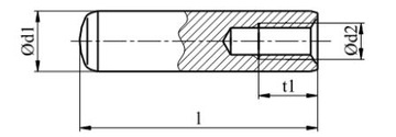 фото ориг. №2, 20x100 clips with internal thread din 7979d 1 piece.