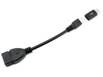 Adapter kabel przejściówka mikro micro USB OTG USB-C na tablet do telefonu