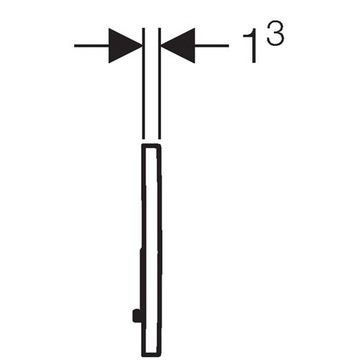 КНОПКА Смыва Geberit Sigma01 белый бачок