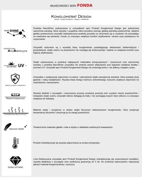 Эксклюзивная встраиваемая раковина FONDA 80x40. ПЛ