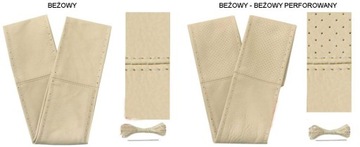 SKÓRZANY POKROWIEC NA KIEROWNICĘ SUPER JAKOŚĆ!