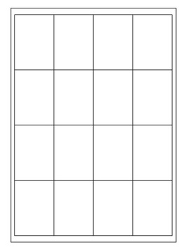 Etykiety A4 w arkuszach 50x70 do drukarki /10szt.