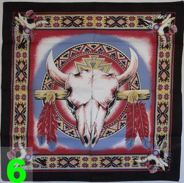 Choppers SKULL LIVE chusta 54cm bandana bandama wzory