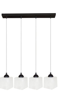 LAMPA WISZĄCA, PLAFON LED,ŻYRANDOL KWADRO 1-801